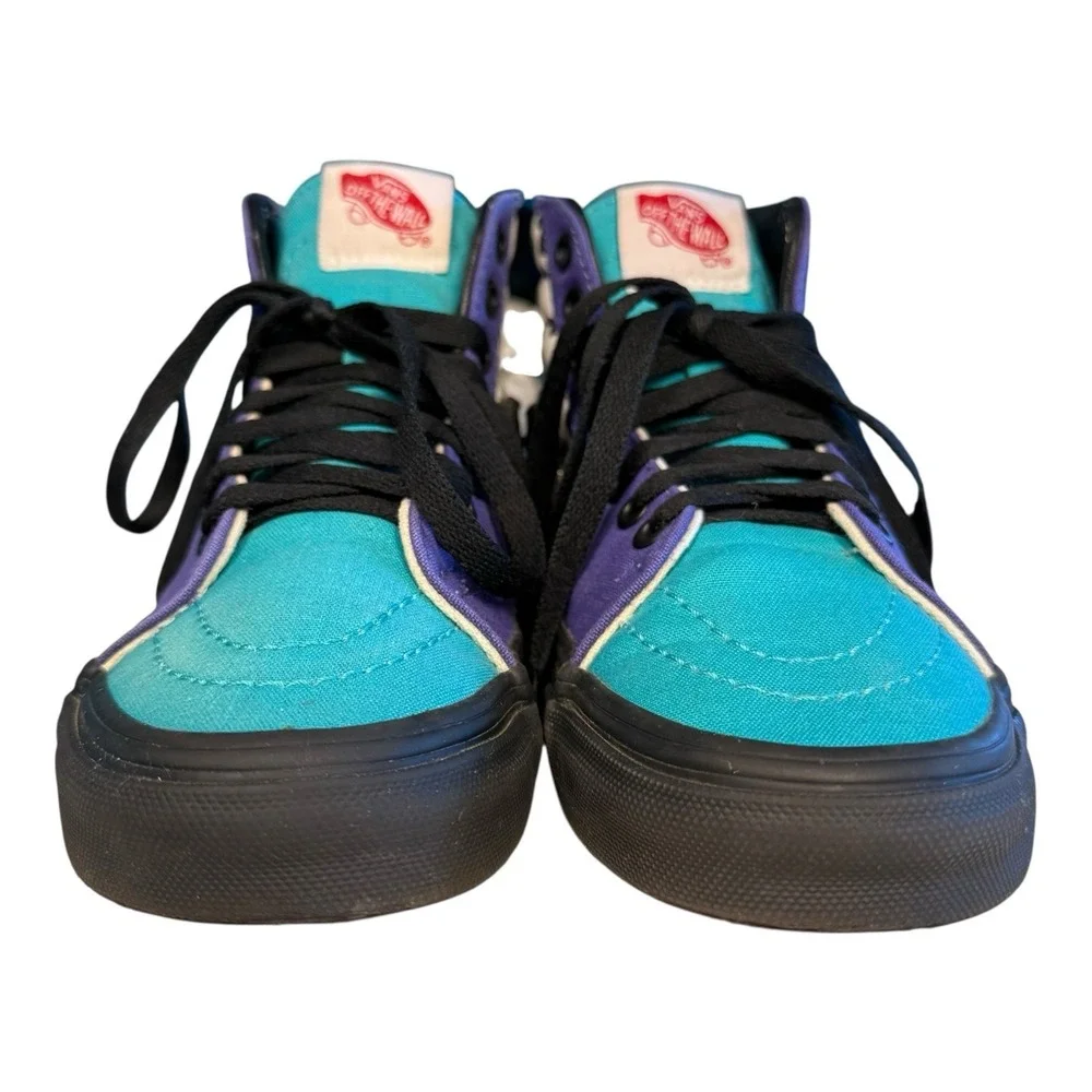 Vans  Off the Wall 721454 Multicolor High Top Sneaker Shoes Sz W5 M3.5 Unisex